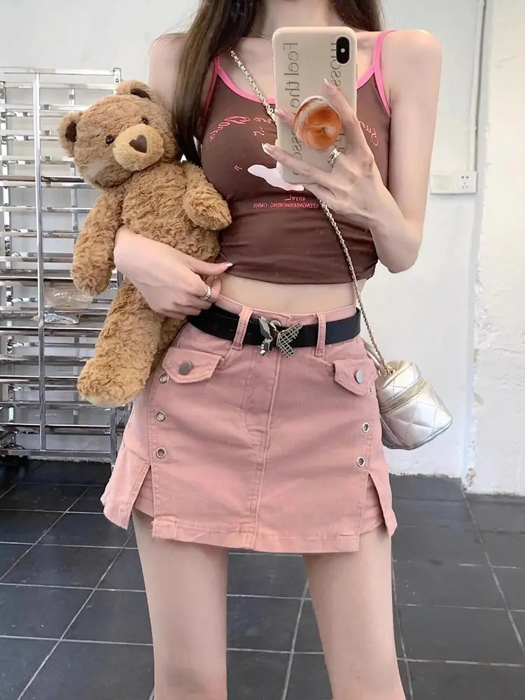 Y2K Kawaii Pink Mini Skirts Aesthetic Sweet Cute High Sweet Slim Women's Skirt 2025 New Fashion Fairycore Streetwear Clothes
Y2K Kawaii Pink Mini Skirts Aesthetic Sweet Cute High Sweet Slim Women's Skirt 2025 New Fashion Fairycore Streetwear Clothes