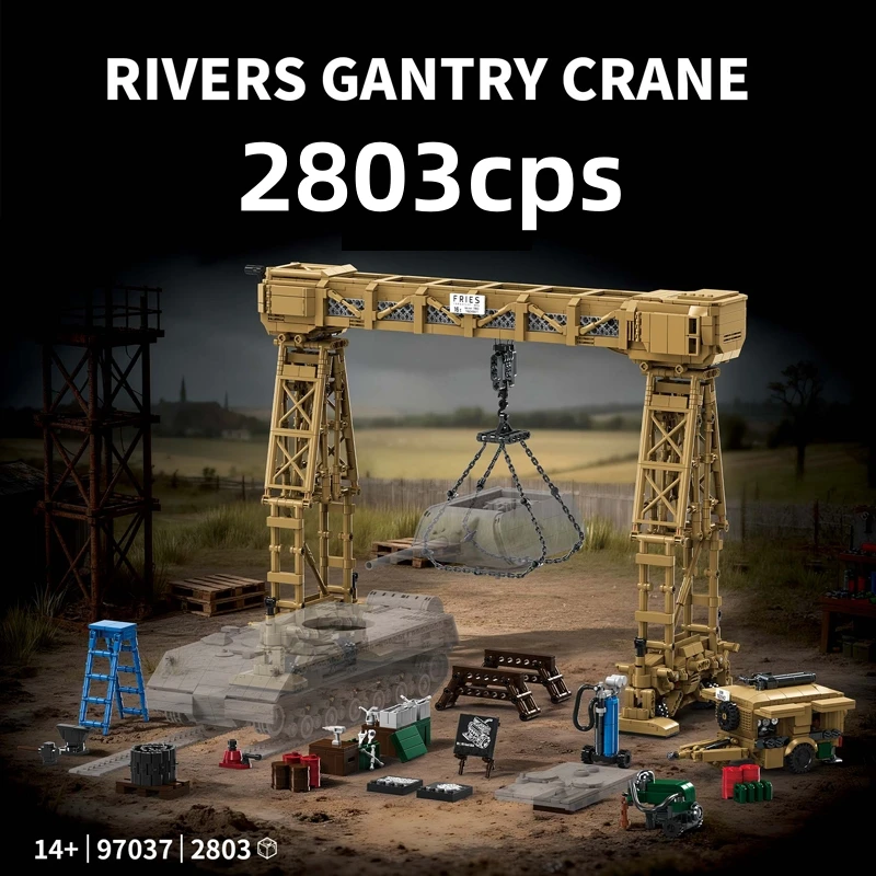 2803Pcs Building Blocks Military Tank Model Mechanical Gantry Crane Chariot Construction Toys Gift
2803Pcs Building Blocks Military Tank Model Mechanical Gantry Crane Chariot Construction Toys Gift