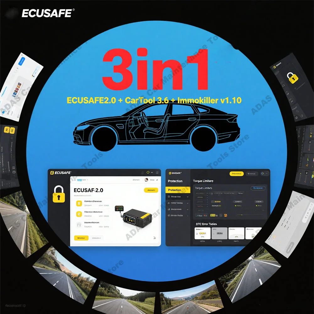 Новое ПО ECUSafe 2.0 для программирования ЭБУ + ImmoKiller v1.1 для ремонта автомобилей и активации иммобилайзера
Новое ПО ECUSafe 2.0 для программирования ЭБУ + ImmoKiller v1.1 для ремонта автомобилей и активации иммобилайзера