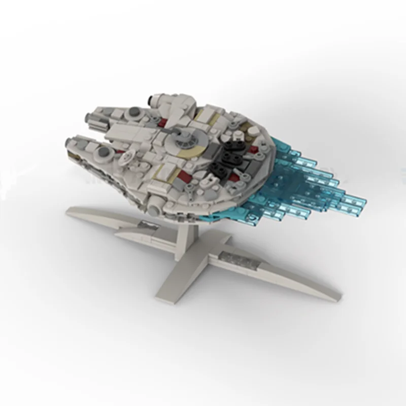 489pcs MOC Star Battle Mini Millennium Falcon Spacecraft Building Blocks Creativity Assembly Bricks Toys Kid Christmas Gift
489pcs MOC Star Battle Mini Millennium Falcon Spacecraft Building Blocks Creativity Assembly Bricks Toys Kid Christmas Gift