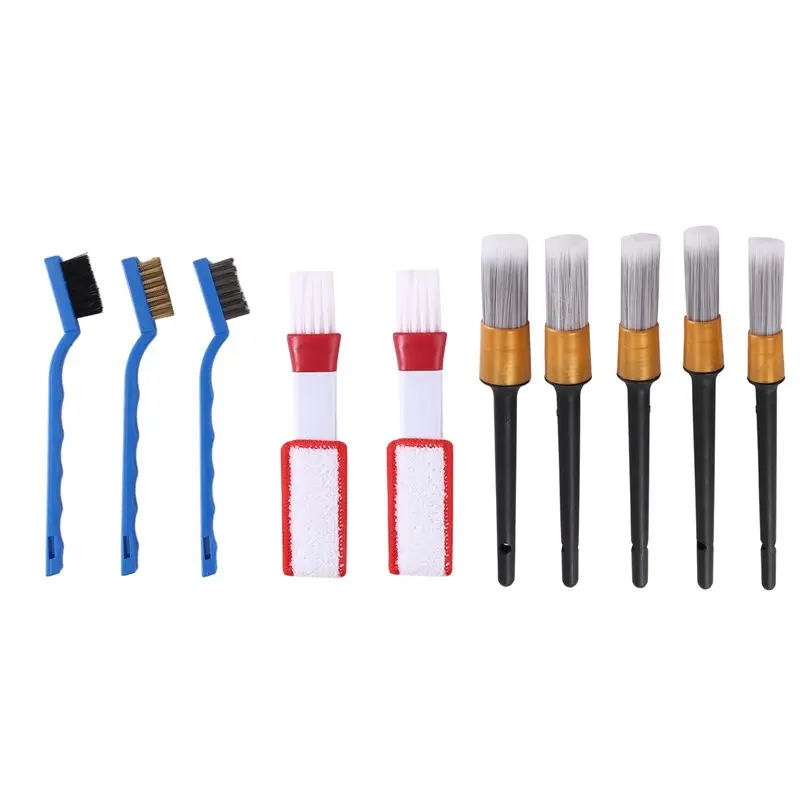 10 Pcs Car Detailing Brush Set Includes For Cleaning Car Interior Exterior Car Air Conditioner Brushes
10 Pcs Car Detailing Brush Set Includes For Cleaning Car Interior Exterior Car Air Conditioner Brushes