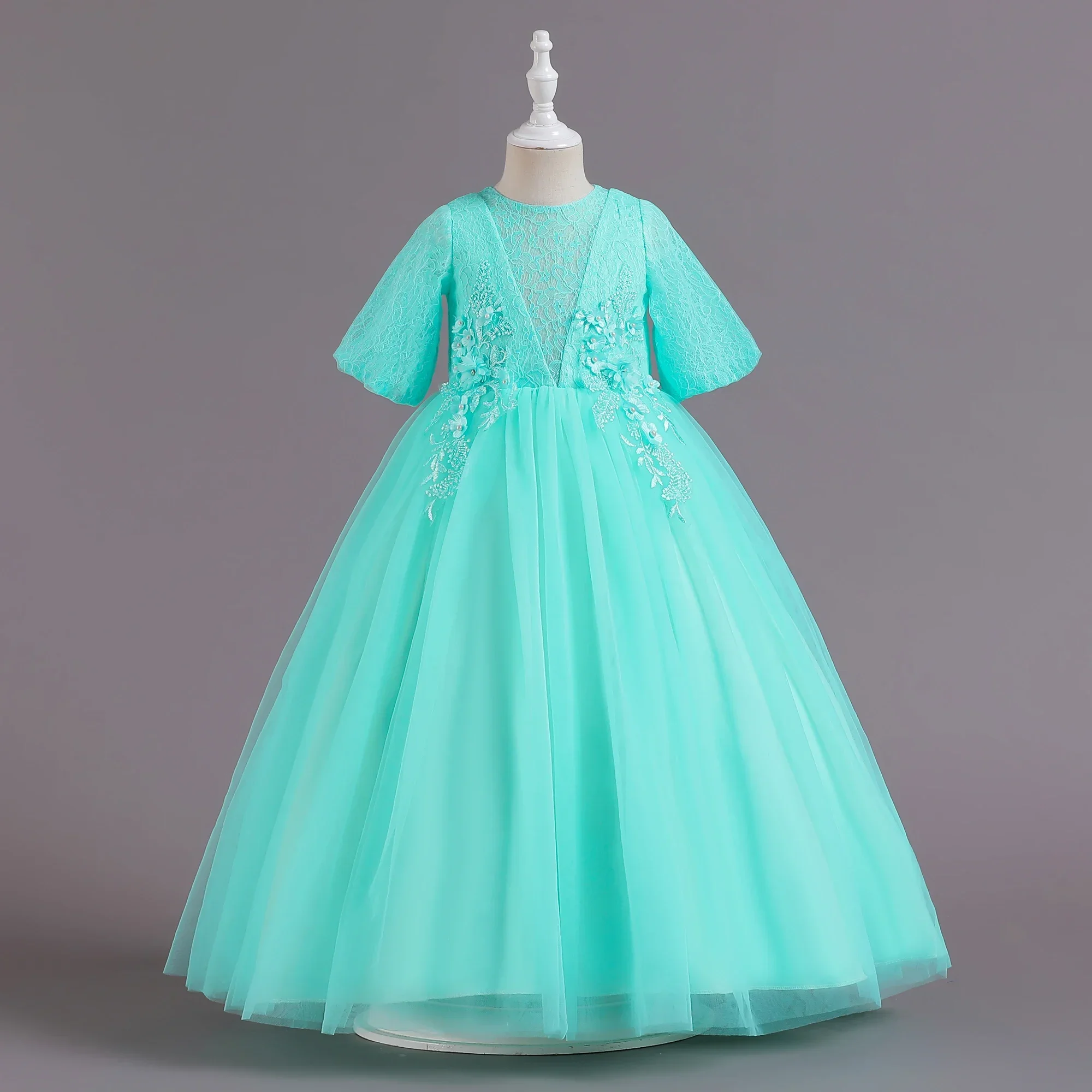 Girls Party Dresses 4 Colors 120cm-170cm Long Dress Children Wedding Birthday Princess Vestidos Ball Gown Baby Half-Sleeve
Girls Party Dresses 4 Colors 120cm-170cm Long Dress Children Wedding Birthday Princess Vestidos Ball Gown Baby Half-Sleeve