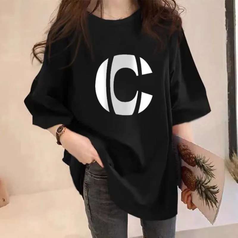 Women's Summer Fashion Simplicity Letter Printing O-neck Short Sleeve T-Shirt Women Clothes Korean Casual Loose All-match Tops
Women's Summer Fashion Simplicity Letter Printing O-neck Short Sleeve T-Shirt Women Clothes Korean Casual Loose All-match Tops