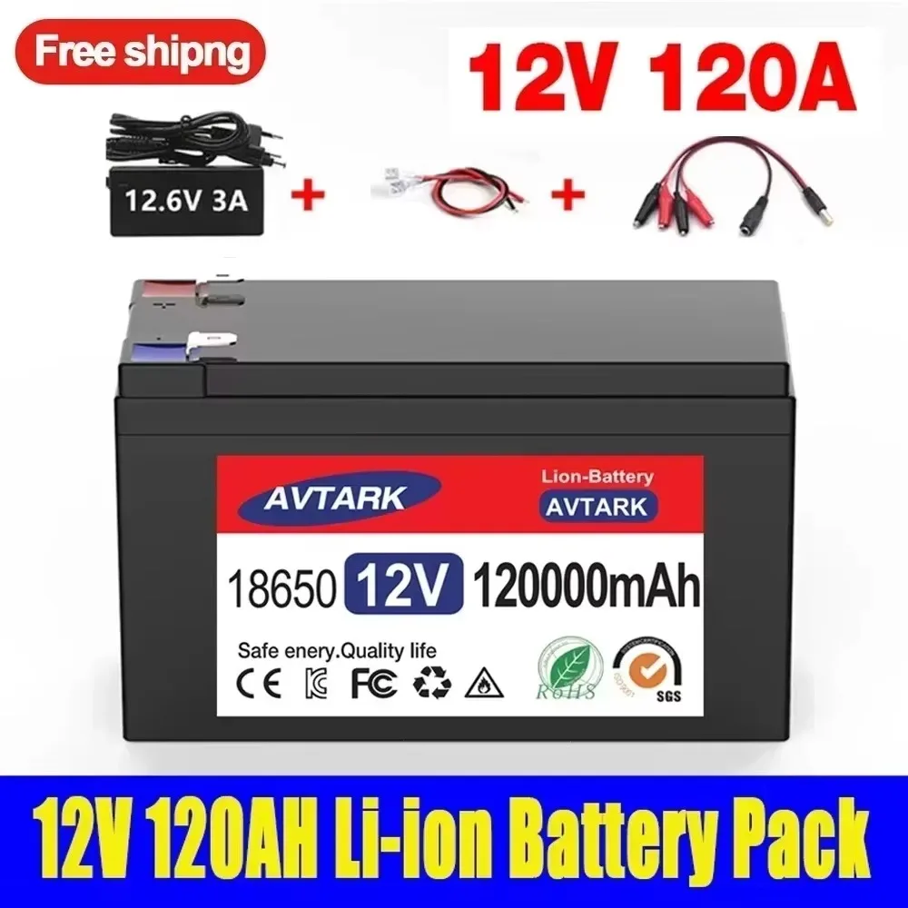 NEW LiFePO4 12V 120Ah 18650 lithium battery Built-in BMS pack Rechargeable battery for solar energy electric vehicle battery
NEW LiFePO4 12V 120Ah 18650 lithium battery Built-in BMS pack Rechargeable battery for solar energy electric vehicle battery
