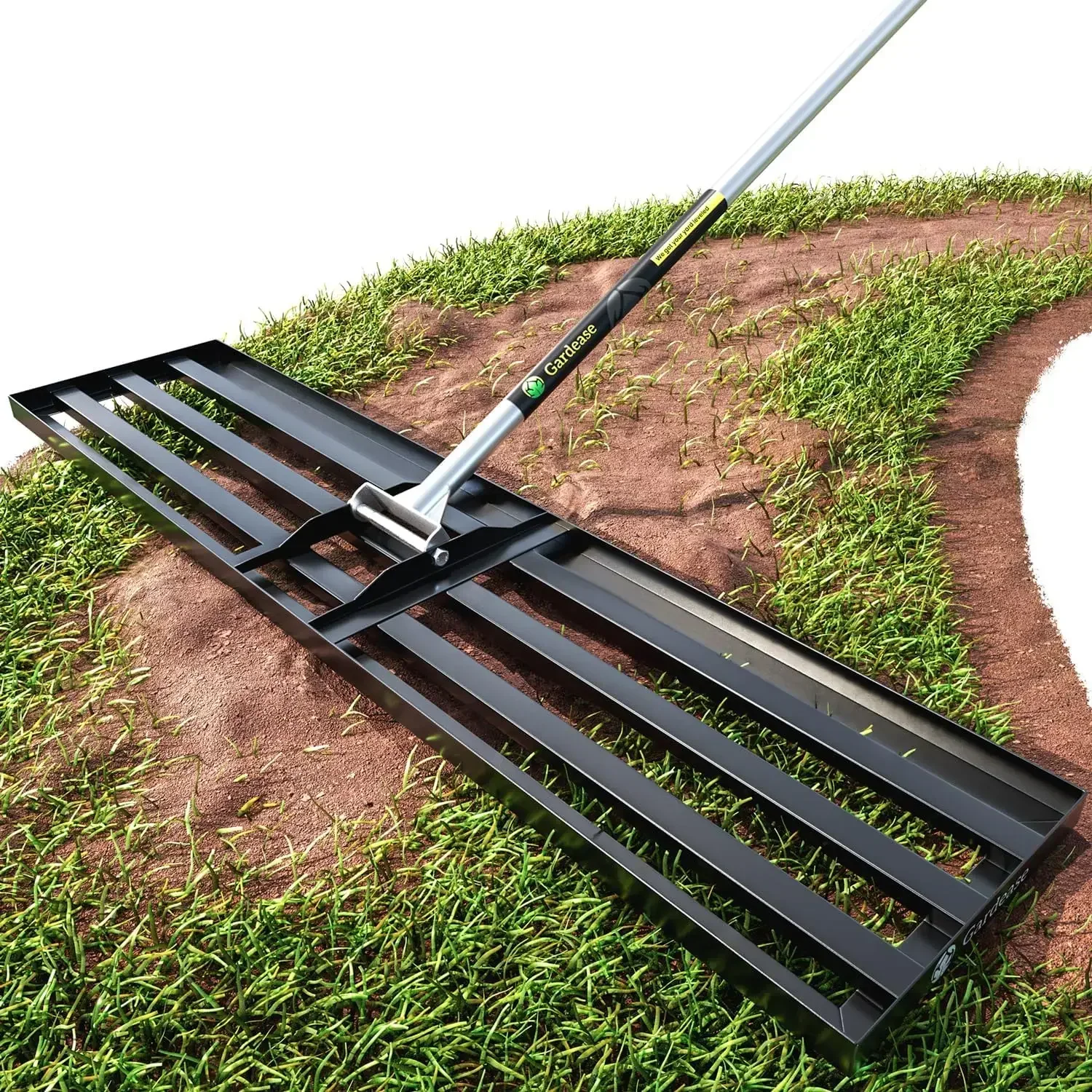 Lawn Leveling Rake 48" x 10" - Heavy Duty Professional Grade Reinforced Steel Landscape Tool for Soil, Sand & Garden - Superior
Lawn Leveling Rake 48" x 10" - Heavy Duty Professional Grade Reinforced Steel Landscape Tool for Soil, Sand & Garden - Superior