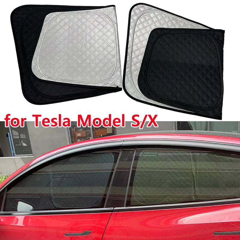 For New Tesla Model X S 2024 2025 Side Window Sunshade Silver Thick Sun Shade Front Rear Windshield Shading UV Protection Net
For New Tesla Model X S 2024 2025 Side Window Sunshade Silver Thick Sun Shade Front Rear Windshield Shading UV Protection Net