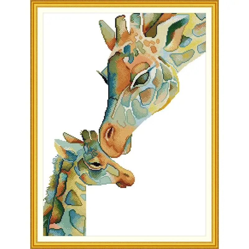 DIY Animal Patterns Giraffe Cross Stitch Kit Aida 14CT 11CT White Fabric Printed Needle and Thread Set DIY Hand Embroidery Gifts
DIY Animal Patterns Giraffe Cross Stitch Kit Aida 14CT 11CT White Fabric Printed Needle and Thread Set DIY Hand Embroidery Gifts