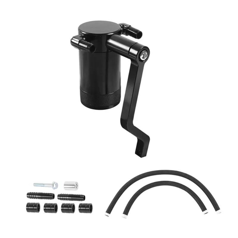 Aluminum Alloy Baffled Oil Catch Can Kit - Oil Separator Reservoir Tanks with Mounting Bracket, Durable Replacement for Dodge (2
Aluminum Alloy Baffled Oil Catch Can Kit - Oil Separator Reservoir Tanks with Mounting Bracket, Durable Replacement for Dodge (2