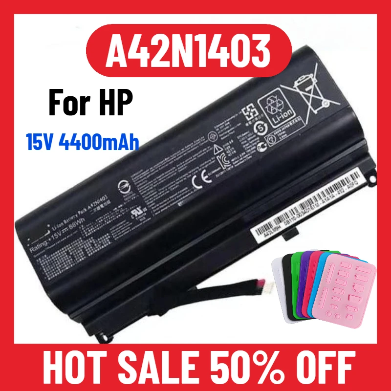 15 В 4400 мАч для ноутбука HP A42N1403 A42LM9H A42LM93 G751JT GFX71JY
15 В 4400 мАч для ноутбука HP A42N1403 A42LM9H A42LM93 G751JT GFX71JY