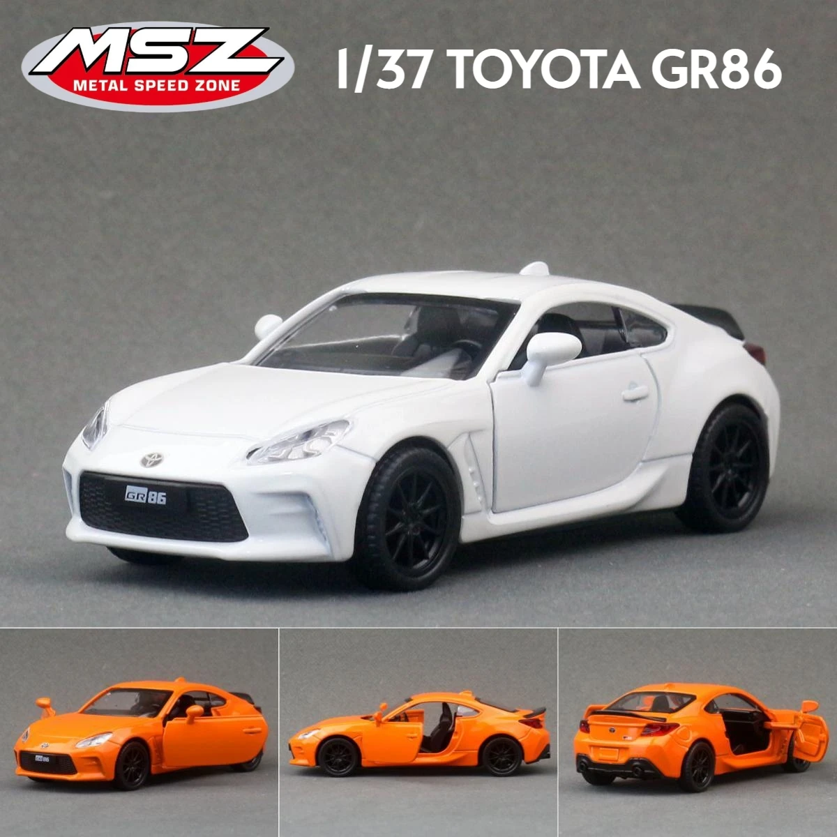 1/37 TOYOTA GR86 Toy Car Model Super Sport Diecast Metal Vehicle Miniature Pull Back Collection Gift Boys Children Match Box
1/37 TOYOTA GR86 Toy Car Model Super Sport Diecast Metal Vehicle Miniature Pull Back Collection Gift Boys Children Match Box
