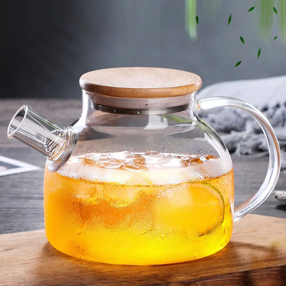 Glass Water Pitcher Dispenser Container Kettle Holder Bamboo Filters Milk Tea Stainless Steel Silica Gel Ergonomic Design
Glass Water Pitcher Dispenser Container Kettle Holder Bamboo Filters Milk Tea Stainless Steel Silica Gel Ergonomic Design