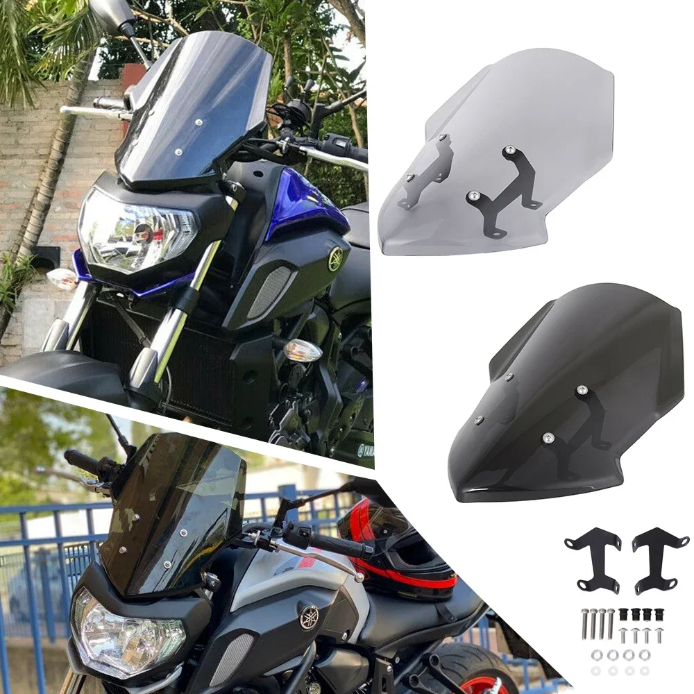 For Yamaha MT07 MT 07 FZ07 FZ-07 2018 2019 2020 Motorcycle Windscreen Windshield Wind Deflector With Bracket Double Bubble
For Yamaha MT07 MT 07 FZ07 FZ-07 2018 2019 2020 Motorcycle Windscreen Windshield Wind Deflector With Bracket Double Bubble