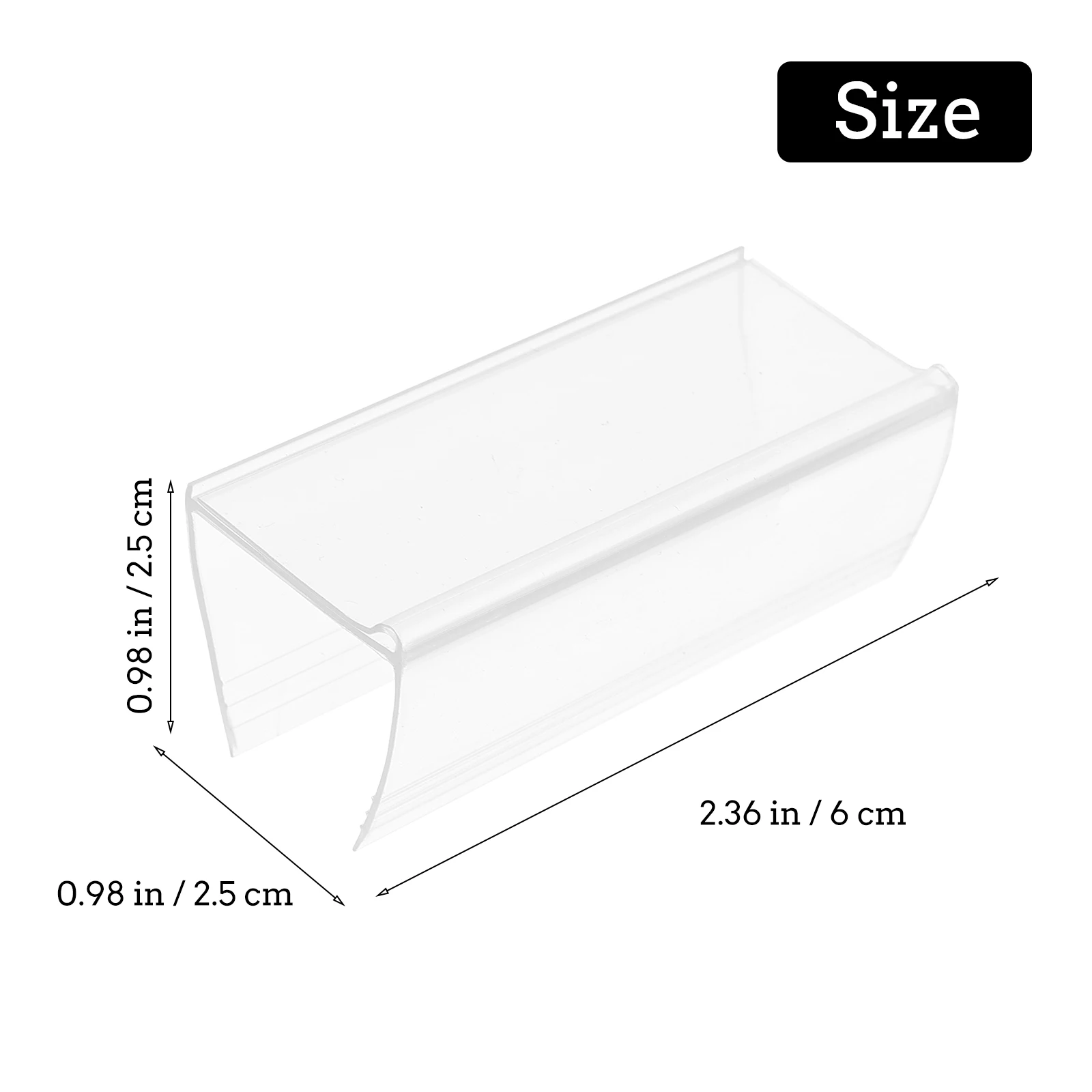 40 Pcs Price Tag Accessories Plastic Label Holders for Shelves Retail Store Supplies Display Stand Rack
40 Pcs Price Tag Accessories Plastic Label Holders for Shelves Retail Store Supplies Display Stand Rack