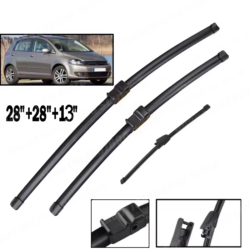 Wiper RHD & LHD Front & Rear Wiper Blades For VW Golf Plus 5M1 2005 - 2009 Windshield Windscreen Window Brush 28"28"13"
Wiper RHD & LHD Front & Rear Wiper Blades For VW Golf Plus 5M1 2005 - 2009 Windshield Windscreen Window Brush 28"28"13"