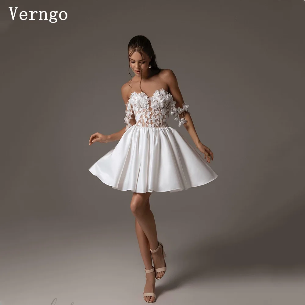 Verngo lvory Satin Mini Boho Weddinfg Dresses Off The Shoulder A Line Short Bride Dress Elegant Bridal Gowns Customized
Verngo lvory Satin Mini Boho Weddinfg Dresses Off The Shoulder A Line Short Bride Dress Elegant Bridal Gowns Customized