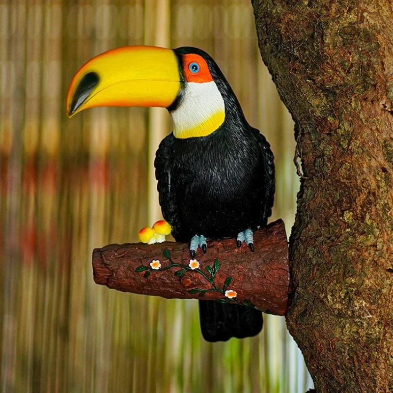 Toucan Tree Hugger Decor Hanging Garden Statue Resin Tropical Animal Lawn Exotic Bird Sculpture Tree Decor for Lawn Porch Yard
Toucan Tree Hugger Decor Hanging Garden Statue Resin Tropical Animal Lawn Exotic Bird Sculpture Tree Decor for Lawn Porch Yard