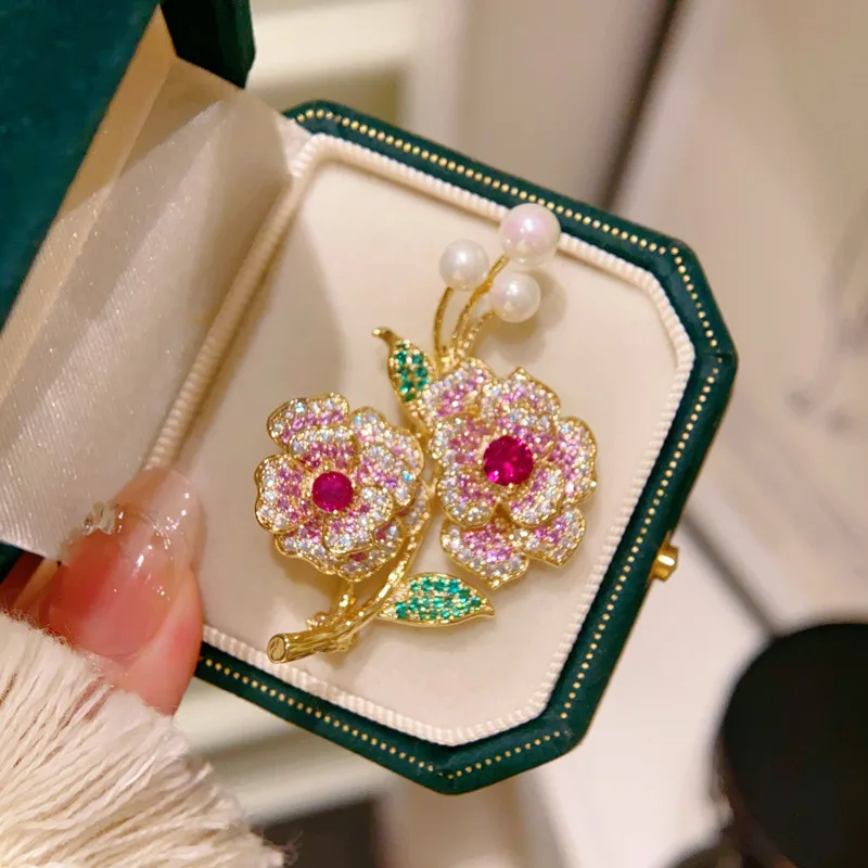 CC Elegant Brooches Gradient Pink Color Flower Shape Corsage Imitation Pearl Coat Pins French Style Cardigan Shawl Buckle B349
CC Elegant Brooches Gradient Pink Color Flower Shape Corsage Imitation Pearl Coat Pins French Style Cardigan Shawl Buckle B349
