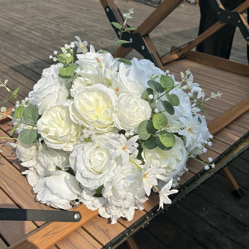 40cm New Simulated White Flower Ball Wedding Decor Peony Rose Flower Ball Party Wedding Stage T Stage Road Leading Decor Flowers
40cm New Simulated White Flower Ball Wedding Decor Peony Rose Flower Ball Party Wedding Stage T Stage Road Leading Decor Flowers