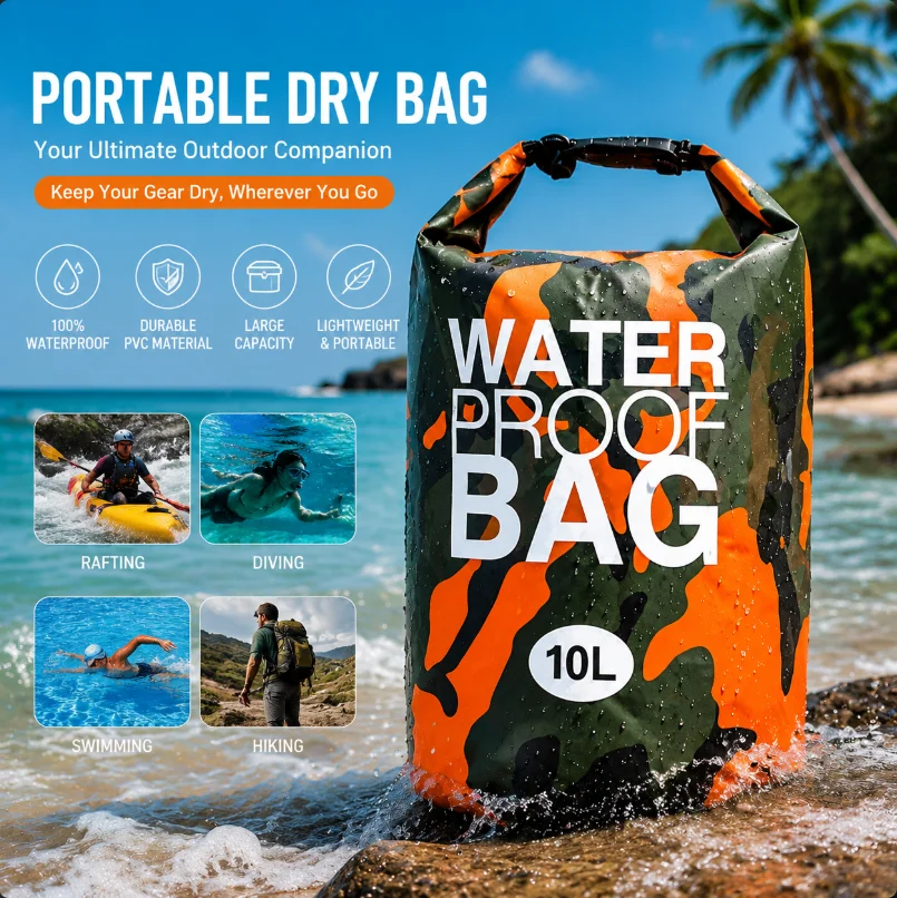 Portable Rafting Diving Dry Bag Sack PVC Swimming Bags 2/5/10/20/30L Gear Floating Backpack for Beach Outings, And Fishing
Portable Rafting Diving Dry Bag Sack PVC Swimming Bags 2/5/10/20/30L Gear Floating Backpack for Beach Outings, And Fishing