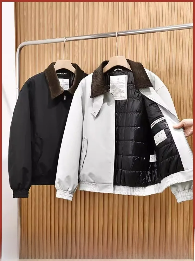 Retro Waterproof Cotton Jaet for Men New Winter High-end Sle Youth Faion Loose Fit Long Sve Zipper Closure
Retro Waterproof Cotton Jaet for Men New Winter High-end Sle Youth Faion Loose Fit Long Sve Zipper Closure