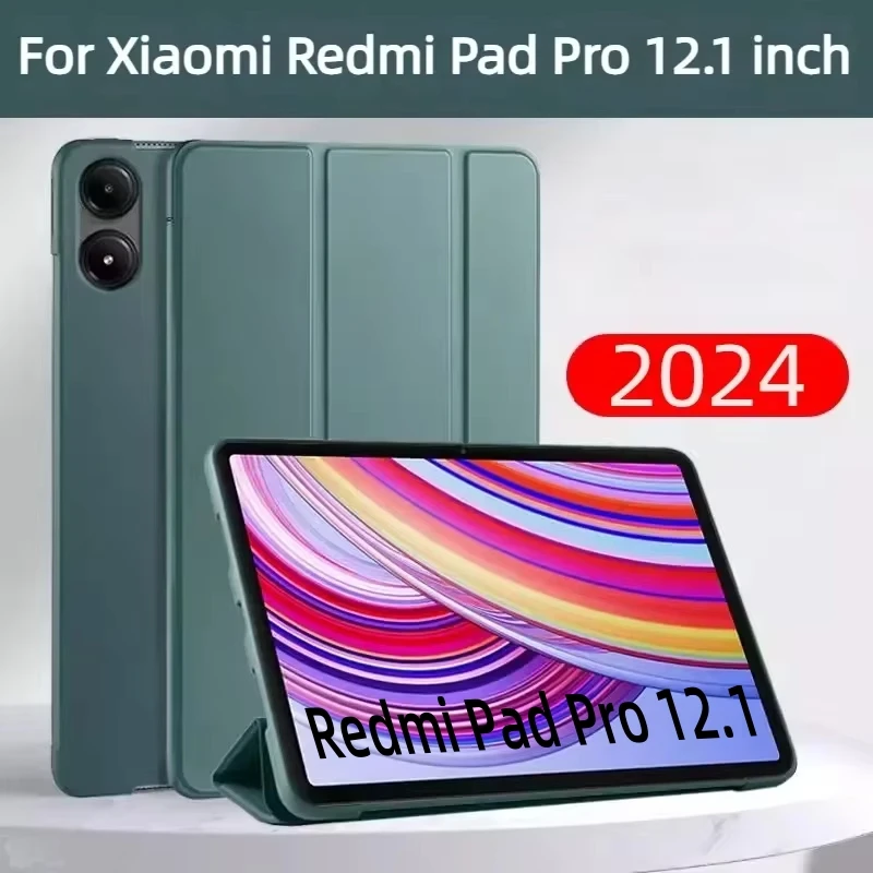 For Xiaomi Poco Pad Case with Pencil Holder Flip Stand Soft TPU Back Magnetic Tablet Case for Redmi Pad Pro 2024 Cover 12.1 Inch
For Xiaomi Poco Pad Case with Pencil Holder Flip Stand Soft TPU Back Magnetic Tablet Case for Redmi Pad Pro 2024 Cover 12.1 Inch