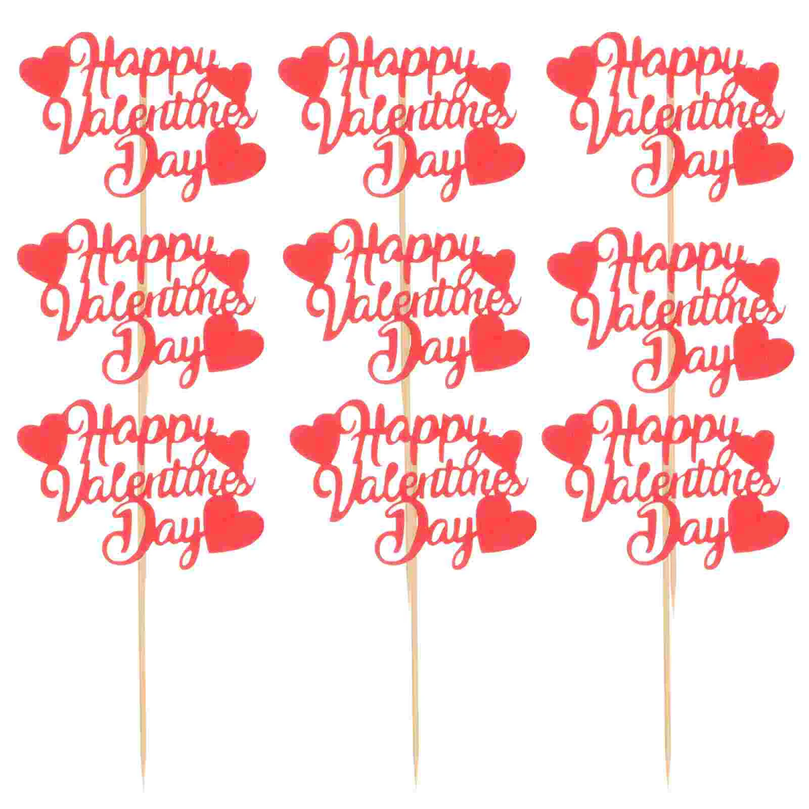 20 Pcs Valentine's Day Card Cake Decoration Valentines Cupcake Toppers Wedding Picks Dessert Wooden Bride
20 Pcs Valentine's Day Card Cake Decoration Valentines Cupcake Toppers Wedding Picks Dessert Wooden Bride