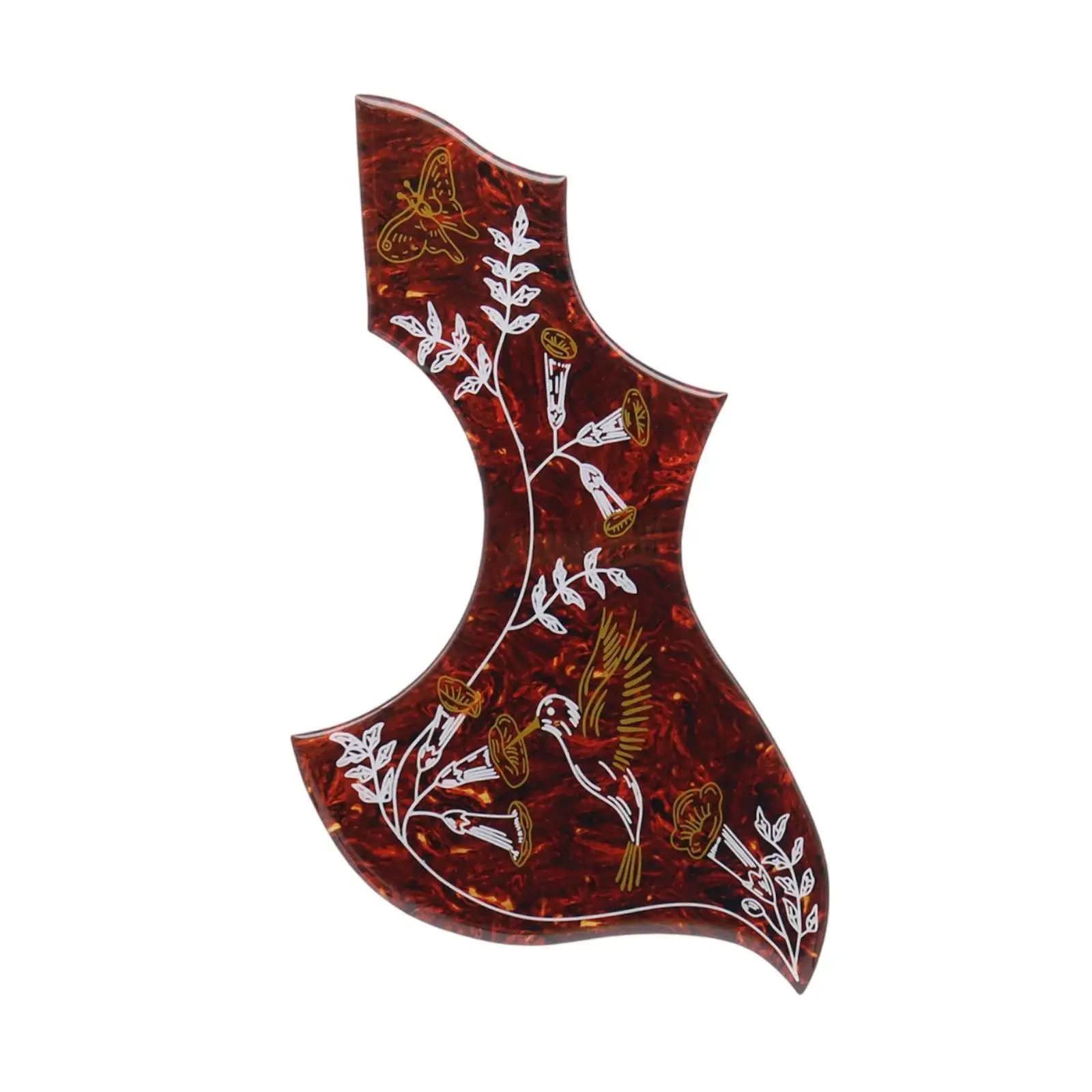 Acoustic Guitar Pickguard Easy to Install Decorative Professional Instrument Accessories Replacement Protector Thickening
Acoustic Guitar Pickguard Easy to Install Decorative Professional Instrument Accessories Replacement Protector Thickening