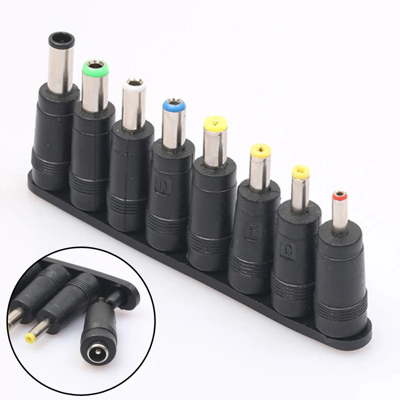 8 in 1 DC5.5x2.1mm Female to Multi Types Male Plug Connector Adapter Set
8 in 1 DC5.5x2.1mm Female to Multi Types Male Plug Connector Adapter Set