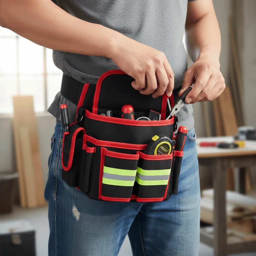 Large-Sized Electrician's Tool Bag One-Piece Design Shoulder Strap Multifunctional Waist Bag Wear-Resistant Oxford Cloth
Large-Sized Electrician's Tool Bag One-Piece Design Shoulder Strap Multifunctional Waist Bag Wear-Resistant Oxford Cloth