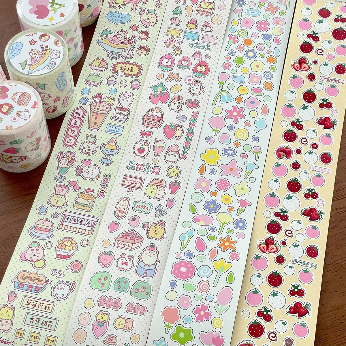 WAKAWAKA Kawaii Animal Stickers for Scrapbooking Cute Strawberry Washi Tape Decorative Stickers for Arts Diy Crafts Album Journa
WAKAWAKA Kawaii Animal Stickers for Scrapbooking Cute Strawberry Washi Tape Decorative Stickers for Arts Diy Crafts Album Journa