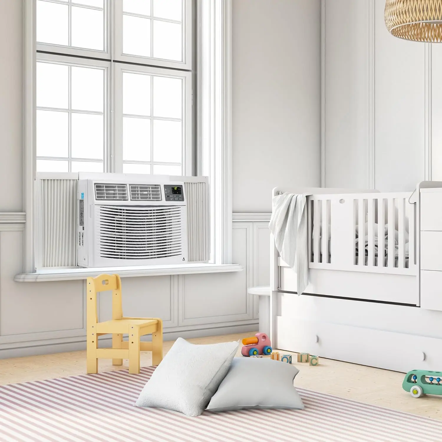 10000 BTU WiFi Window AC Unit Cools 500 Sq Ft Dehumidifier Fan Sleep Mode 24H Timer Washable Filter Easy Install, Custom
10000 BTU WiFi Window AC Unit Cools 500 Sq Ft Dehumidifier Fan Sleep Mode 24H Timer Washable Filter Easy Install, Custom