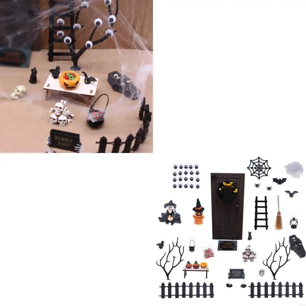 Resin Pumpkin Elf Door Set For Tabletop Halloween Decoration Dollhouses Miniature Craft Miniature Scene Props
Resin Pumpkin Elf Door Set For Tabletop Halloween Decoration Dollhouses Miniature Craft Miniature Scene Props