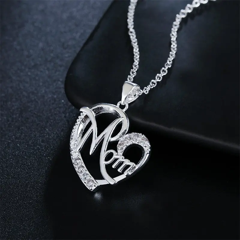 18-24 Inches Fine 925 Sterling Silver Heart Zircon Women Necklace For Fashion Gift Party Wedding Charm Jewelry
18-24 Inches Fine 925 Sterling Silver Heart Zircon Women Necklace For Fashion Gift Party Wedding Charm Jewelry