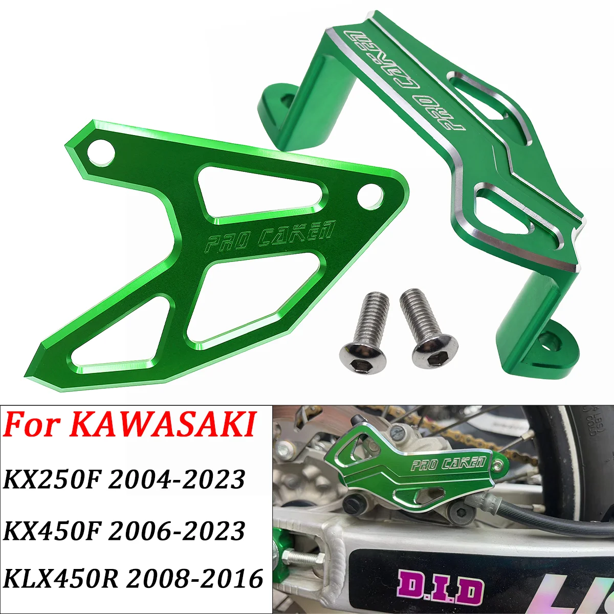 Motorcycle Dirt Bike Accessories Rear Brake Caliper Brake Disc Guard Protector Cover For KAWASAKI KX250F KX450F KLX450R2004-2023
Motorcycle Dirt Bike Accessories Rear Brake Caliper Brake Disc Guard Protector Cover For KAWASAKI KX250F KX450F KLX450R2004-2023