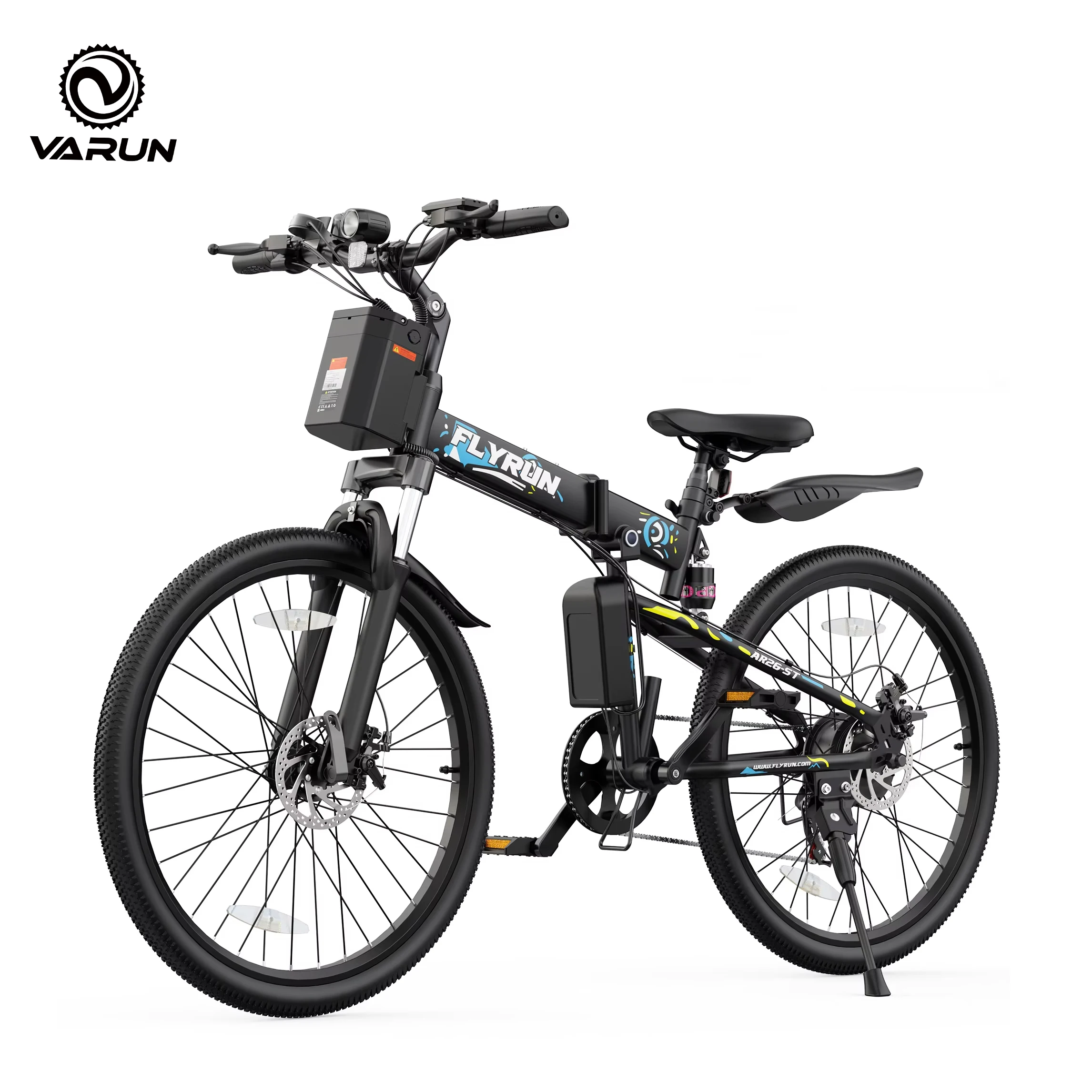 Flyrun AR26-ST Folding Electric Bike for Adults, 26" Tire, 750W Peak Motor, 48V 7.8Ah Battery, Max Speed 20MPH, UL 2849 Certifie
Flyrun AR26-ST Folding Electric Bike for Adults, 26" Tire, 750W Peak Motor, 48V 7.8Ah Battery, Max Speed 20MPH, UL 2849 Certifie
