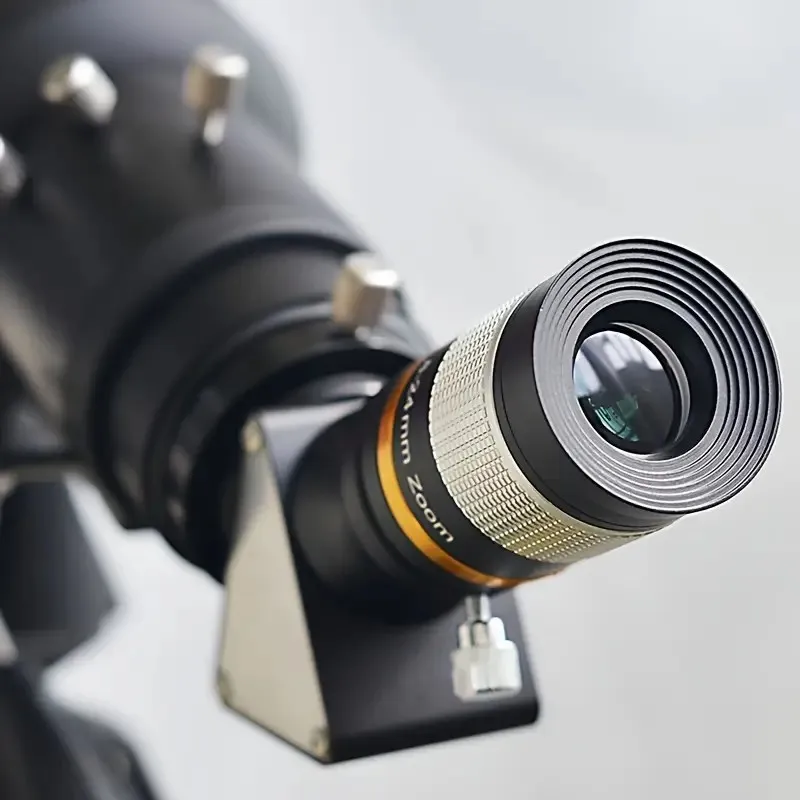 Зум-окуляр астрономического телескопа 7-21 мм, 8-24 мм, металлический корпус высокой четкости с непрерывным зумом, используемый для фотографии луны и планеты
Зум-окуляр астрономического телескопа 7-21 мм, 8-24 мм, металлический корпус высокой четкости с непрерывным зумом, используемый для фотографии луны и планеты