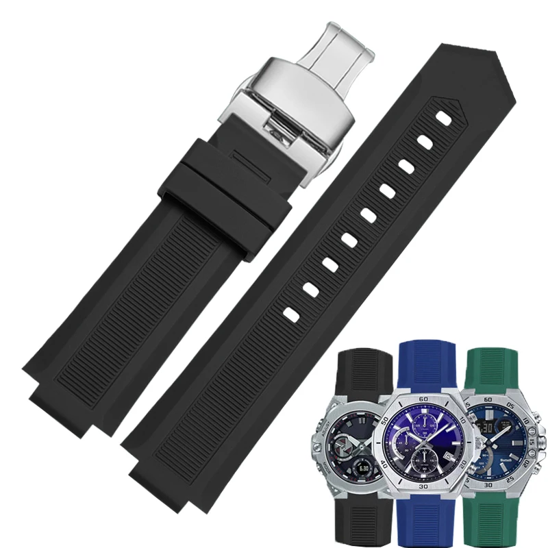 Сменный силиконовый ремешок с выпуклым краем для часов Casio EFB-680 / ECB-10YD / GST-B400 / B200, 24x12 мм, 24x14 мм
Сменный силиконовый ремешок с выпуклым краем для часов Casio EFB-680 / ECB-10YD / GST-B400 / B200, 24x12 мм, 24x14 мм