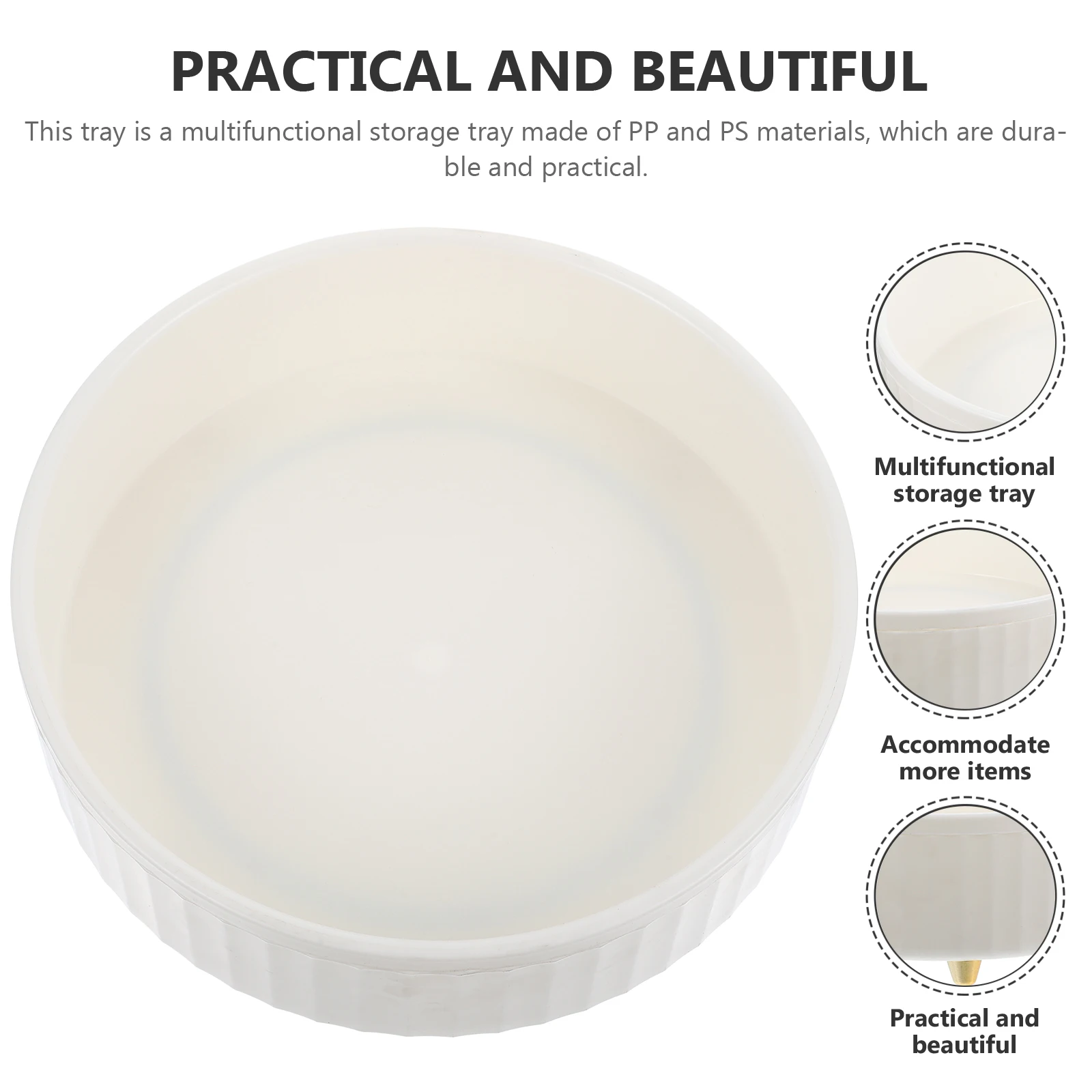 Rotating Storage Tray Pp Material Kitchen Bathroom Organizer Condiment Rack Turntable Spice Holder Round Makeup Jar
Rotating Storage Tray Pp Material Kitchen Bathroom Organizer Condiment Rack Turntable Spice Holder Round Makeup Jar