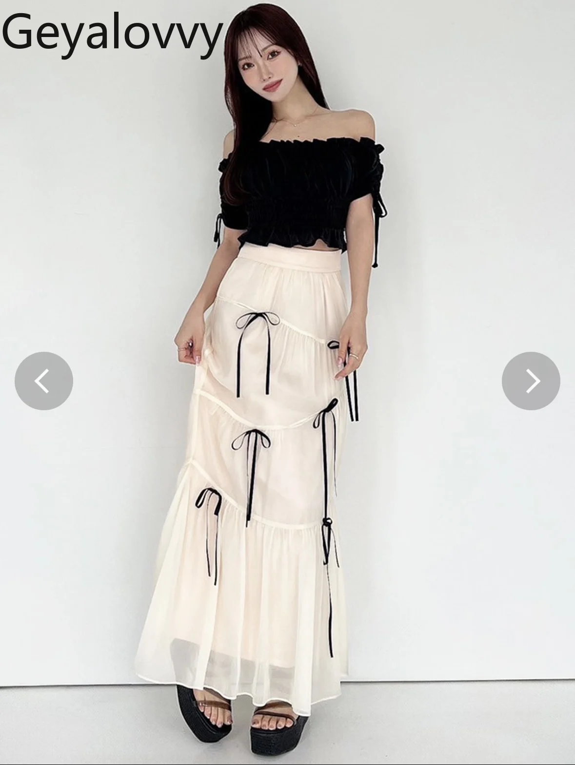 Japanese New Spring and Summer New Bow Tulle Long Skirt for Women Sweet Cute Girl Versatile Solid Color High Waist Skirts
Japanese New Spring and Summer New Bow Tulle Long Skirt for Women Sweet Cute Girl Versatile Solid Color High Waist Skirts