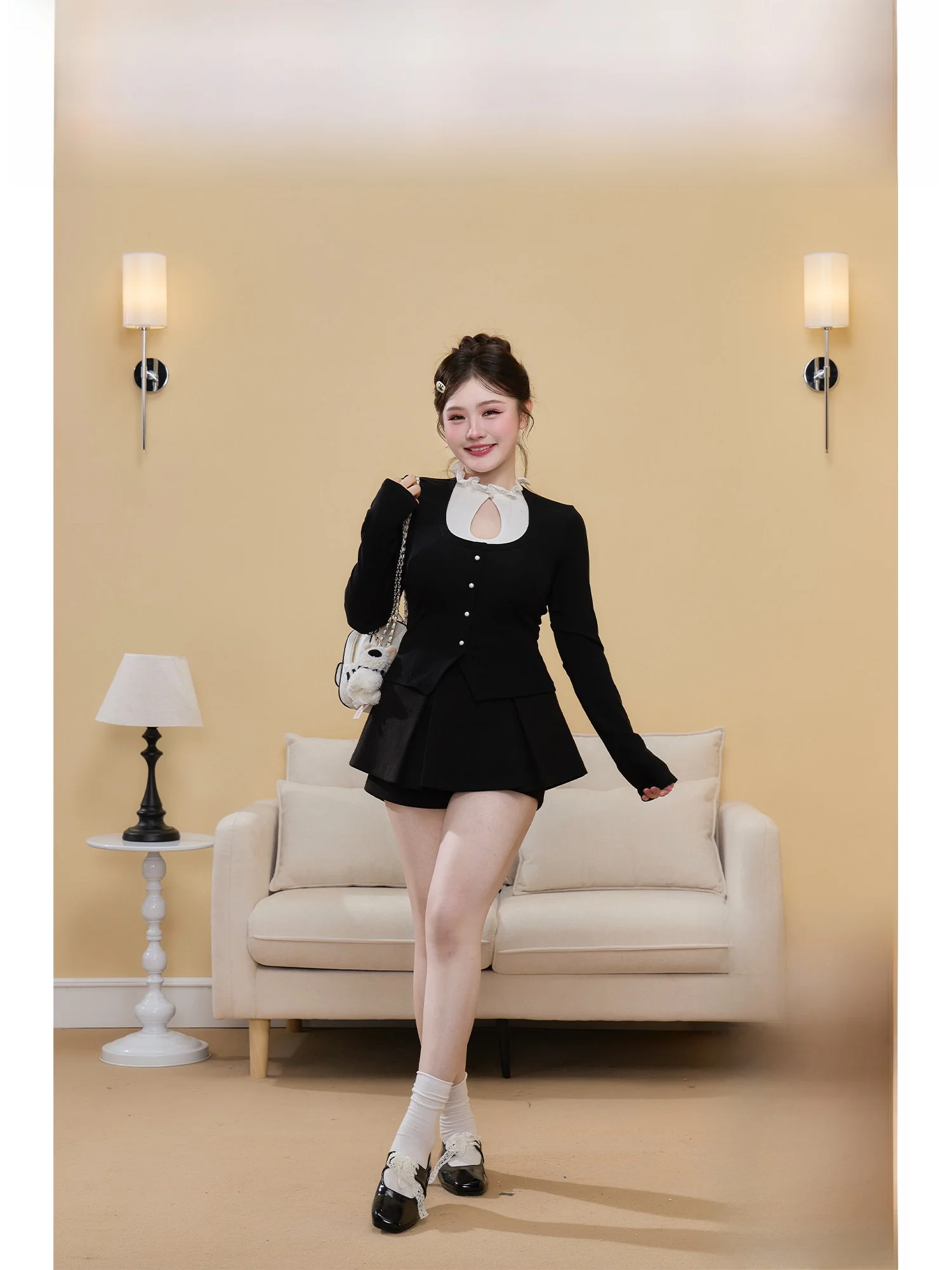 Zhou Bai Zi Daily Knitted Top Cotton Oreo Tee Women's Slim Fit Short Sleeve Long Sleeve Casual Style Fashionable Tee
Zhou Bai Zi Daily Knitted Top Cotton Oreo Tee Women's Slim Fit Short Sleeve Long Sleeve Casual Style Fashionable Tee