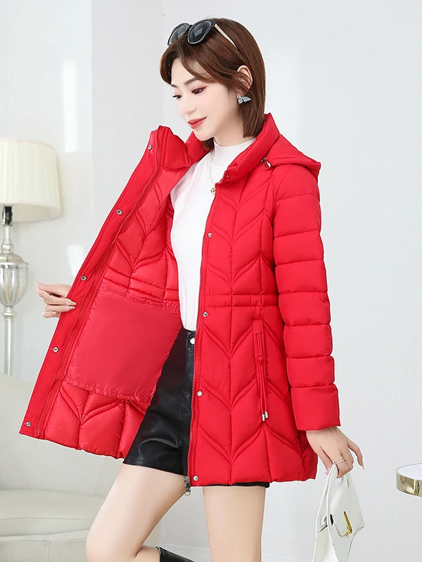 Новая зимняя женская утепленная куртка средней длины, модная, теплая, из хлопка, в корейском стиле
Новая зимняя женская утепленная куртка средней длины, модная, теплая, из хлопка, в корейском стиле