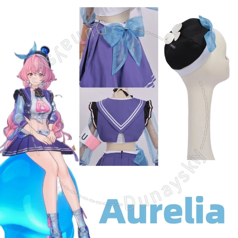 Aurelia Kawaii Y2K Purple JK Dress Anime Game Neverness To Everness Cosplay Sweet Lolita Jirai Kei Pink Wigs Hat Halloween Party
Aurelia Kawaii Y2K Purple JK Dress Anime Game Neverness To Everness Cosplay Sweet Lolita Jirai Kei Pink Wigs Hat Halloween Party
