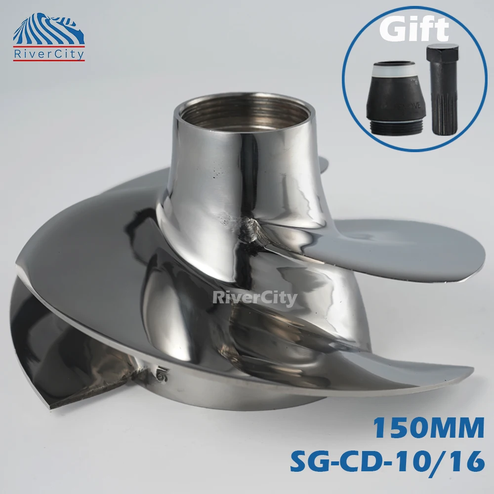 River City Watercraft Parts Jet Ski Accessories Impeller SG-CD-10/16 for Seadoo GTI 90 GTS 90 3 Blade 150mm Watercraft PWC
River City Watercraft Parts Jet Ski Accessories Impeller SG-CD-10/16 for Seadoo GTI 90 GTS 90 3 Blade 150mm Watercraft PWC