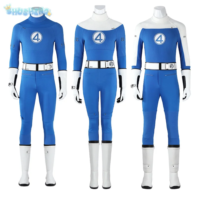 Invisible Woman Mister Fantastic Human Torch Cosplay Fantastic Four Costume Men Women Halloween Tight jumpsuit Fantasia Uniform
Invisible Woman Mister Fantastic Human Torch Cosplay Fantastic Four Costume Men Women Halloween Tight jumpsuit Fantasia Uniform