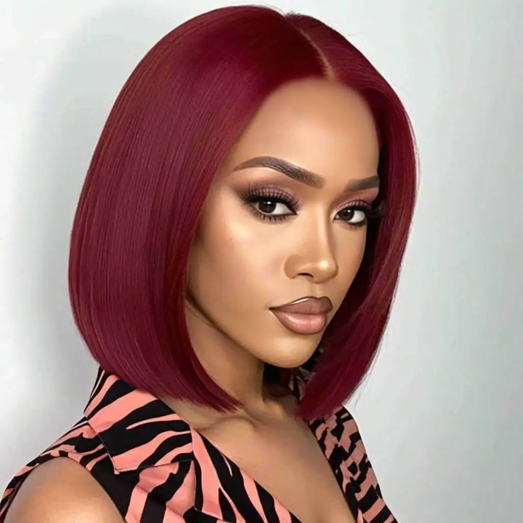 12 inch elegant ladies' wine red wig, straight hair synthetic split wig, no bangs, suitable for Halloween cosplay wear.
12 inch elegant ladies' wine red wig, straight hair synthetic split wig, no bangs, suitable for Halloween cosplay wear.