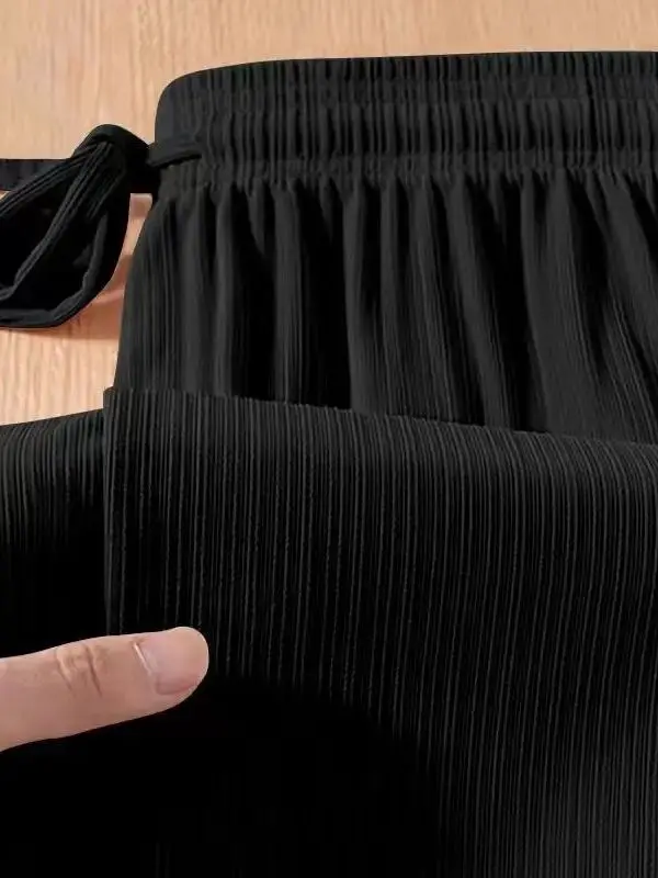 plus Size Ice Silk Slim Fit Wide Leg Pants Women's Summer Thin New Sun Protection Casual Straight Leg Trousers
plus Size Ice Silk Slim Fit Wide Leg Pants Women's Summer Thin New Sun Protection Casual Straight Leg Trousers