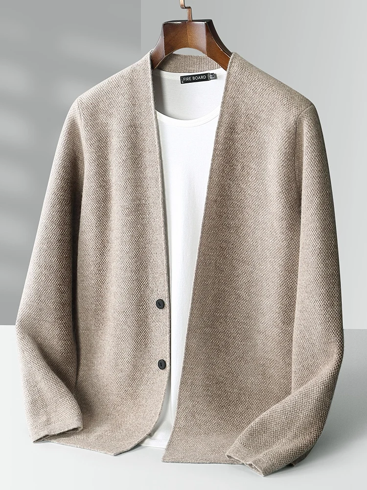 High Quality 100% wool Autumn Winter Knitted Men Cardigan Sweater Knitting Casual Korean Coats Jacket Men Clothes Button
High Quality 100% wool Autumn Winter Knitted Men Cardigan Sweater Knitting Casual Korean Coats Jacket Men Clothes Button