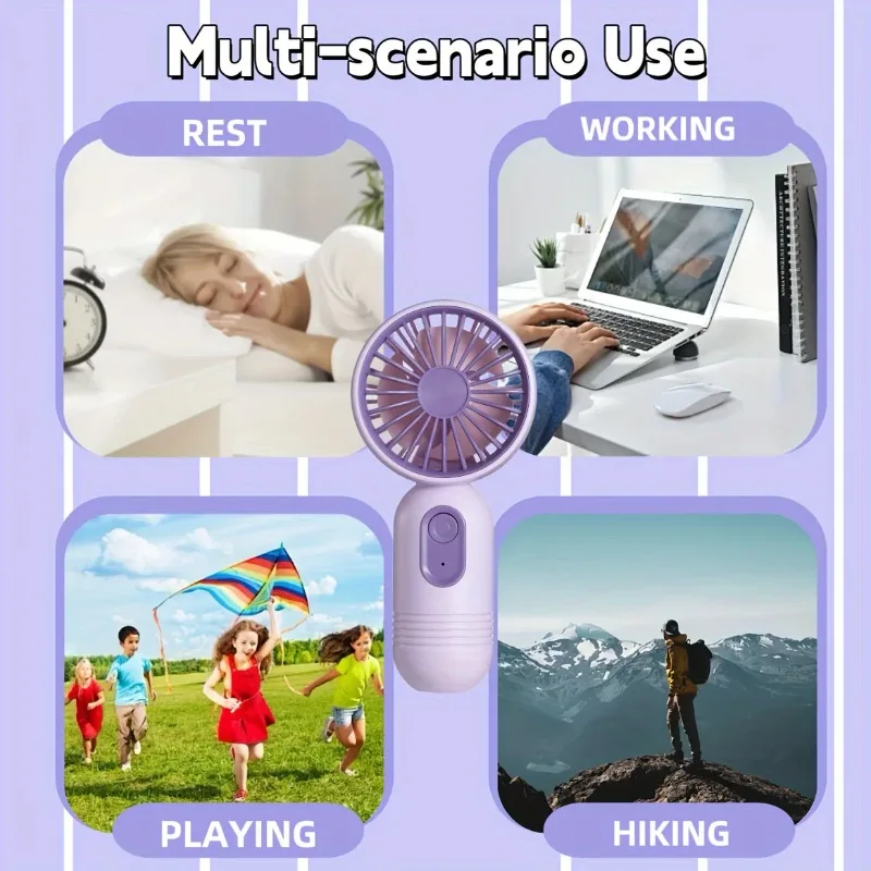 Mini Handheld Fan, USB Rechargeable Portable Cooling Fan with 3 Speed Modes, Quiet Personal Fan for Office Home Outdoor Travel
Mini Handheld Fan, USB Rechargeable Portable Cooling Fan with 3 Speed Modes, Quiet Personal Fan for Office Home Outdoor Travel