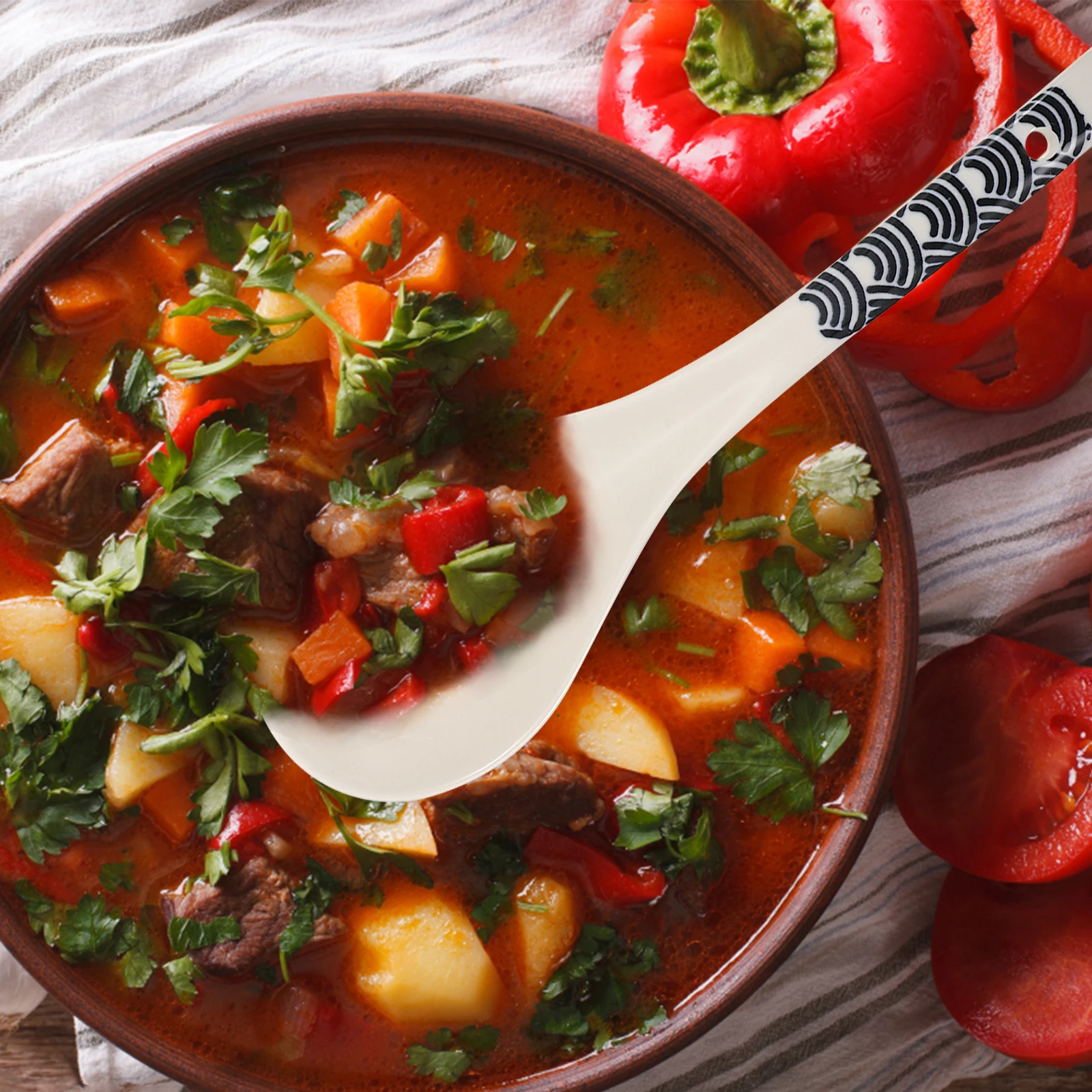 2Pcs Porcelain Soup Spoon Long Handle for Hot Food Serving Stain Resistant Easy Wash Dishwasher Safe Home Kitchen Utensil
2Pcs Porcelain Soup Spoon Long Handle for Hot Food Serving Stain Resistant Easy Wash Dishwasher Safe Home Kitchen Utensil