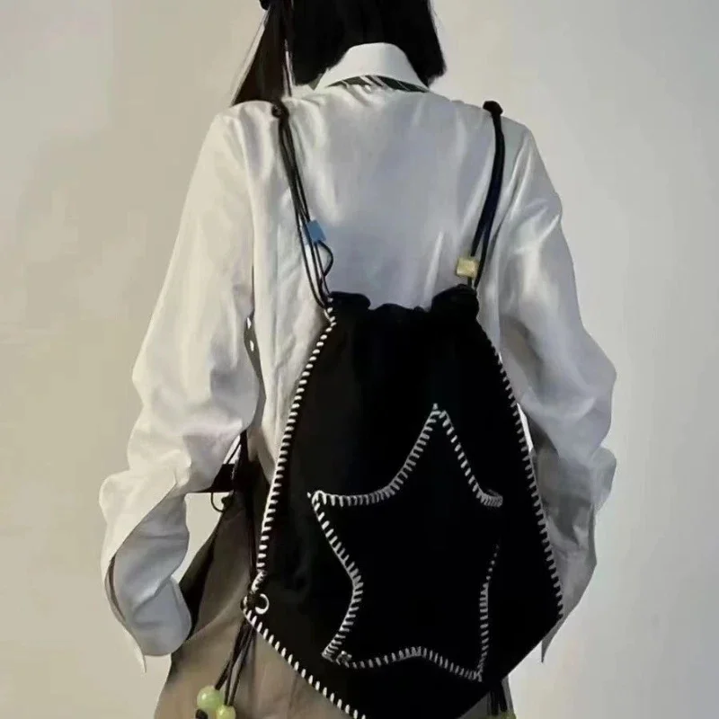 Xiuya Y2k Backpack for Women Star Print Large Capacity Black White Shoulder Bag Harajuku Style Casual Fashion Designers Handbag
Xiuya Y2k Backpack for Women Star Print Large Capacity Black White Shoulder Bag Harajuku Style Casual Fashion Designers Handbag